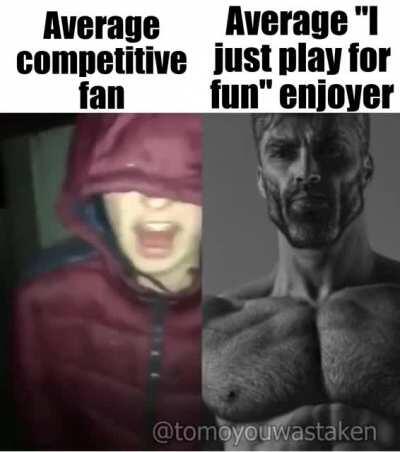 I enjoy going outside, having fun while playing for honor and I'm generally happy. How could you tell?