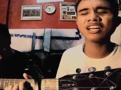 Carl Malone Montecido - A blind Filipino man with a one in a million voice.