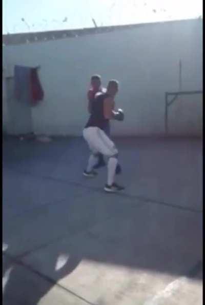 Of course they did it on a hard floor