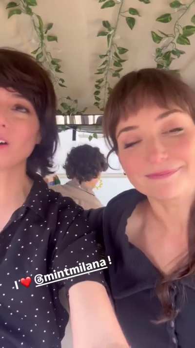 ‘I love Milana’ | Kate Micucci with Milana | IG April 2025