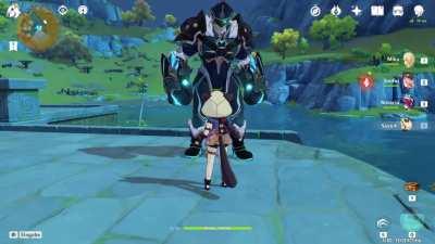 Sayus too cute to be fought