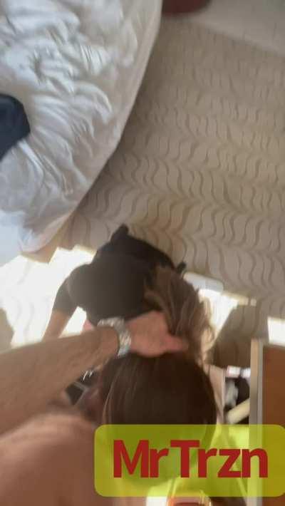 When she just doesn't want to go. Came back shortly after leaving for one last blowjob