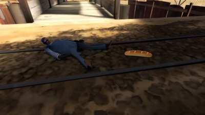 Spy gets the baguette