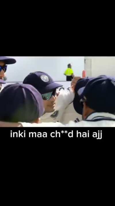 Gill- let's f them and beat their asses with new ball