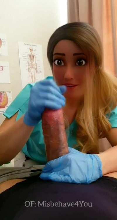 Tight grip, edging handjob with lots of lube!