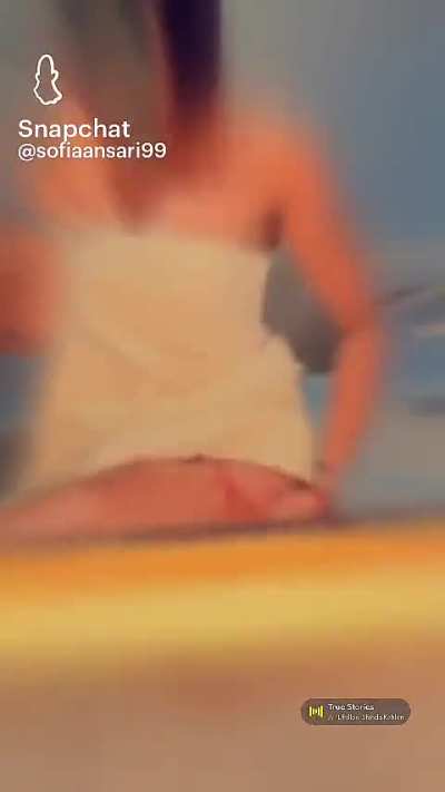 Sofia Ansari is okay with snaps