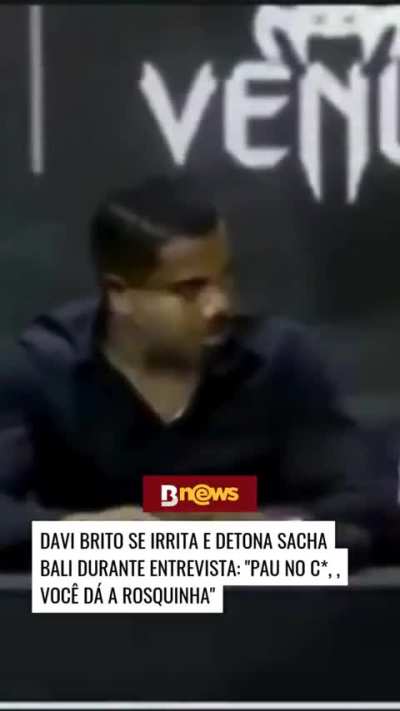 Davi Brito serve show de homofobia e gírias regionais contra Sacha Bali durante entrevista: 