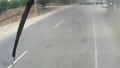 Cumbum road private bus live accident death for 4 people... Yes that is the title name from where i got it from.