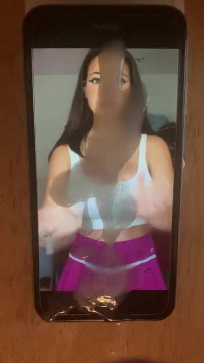 Sofia Gomez bouncing her big tits made me explode