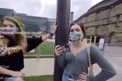 Even her friend laughed