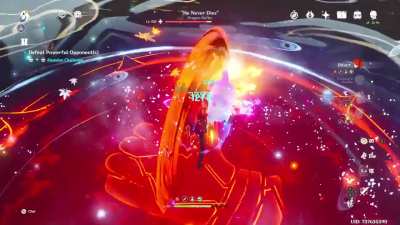 Diluc vs 5.2 million HP local legen, no plunge, no DS