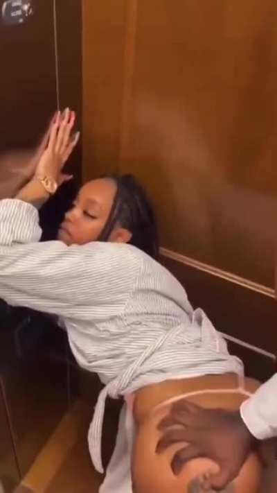 Stuck in the elevator pt. 1 😈😩