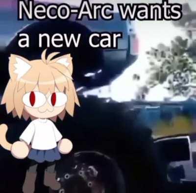 Neco-Arc wants a new car