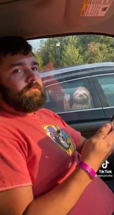 A guy is being checked out by a girl!