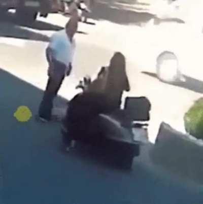 To not run the guy over