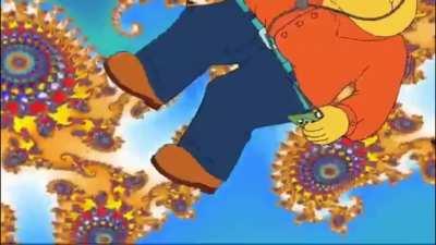 Binky is standing in the ocean ⭐ 🌊