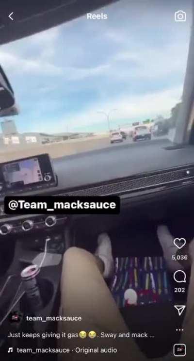 Weaving through traffic doesn’t go as planned