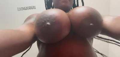 Big Tits In your face