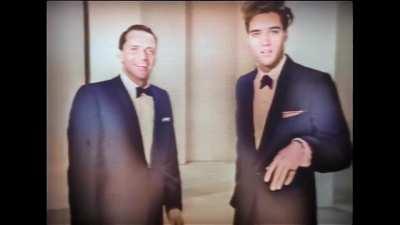 Frank Sinatra and Elvis Presley duet on The Frank Sinatra Show (1960)
