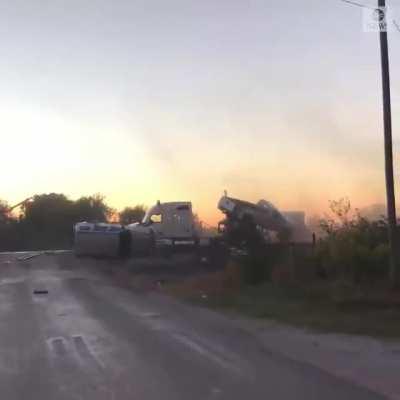 Amtrak train slams into semi-truck hauling several cars in Oklahoma