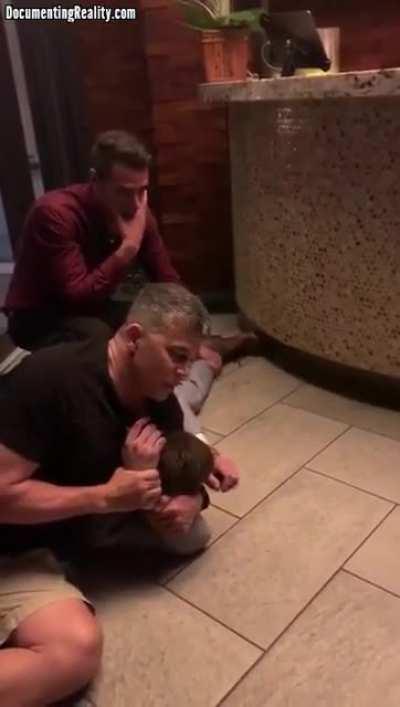 The video of the male Karen, Joel Michael Singer, assaulting workers got deleted. I downloaded the vid a couple days before, and I refuse to let it die