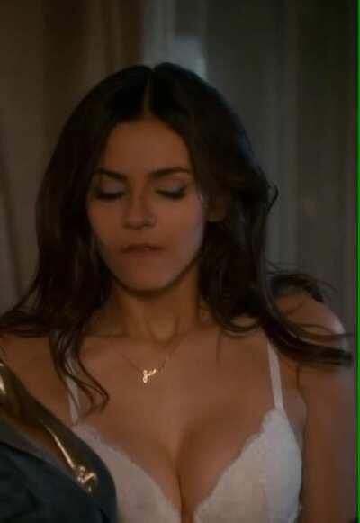 Cleavage and lip bite = good combo