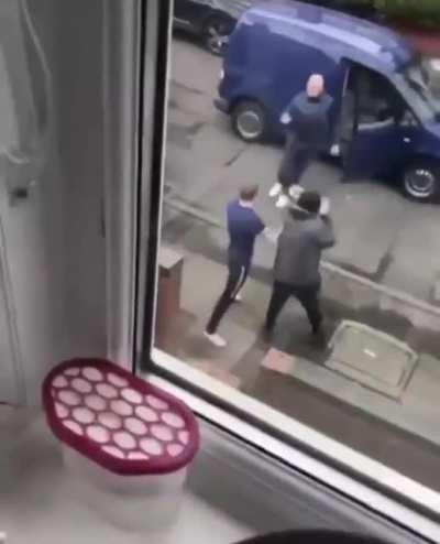 Steals car. Wrecks car. Flees wreck. Then this.