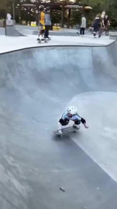 6 year old Mia K never giving up