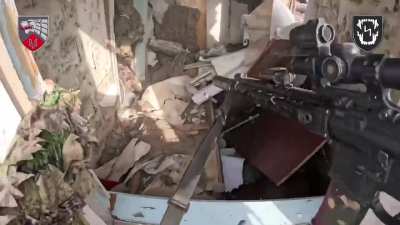 Ukrainian 3rd Special Purpose Regiment cleared buildings + shelters. Pokrovsk direction. April 2025