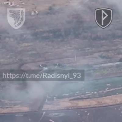 Mina and FPV drones from the 93rd Brigade operators destroyed Russian armored vehicles in the Pokrovsk direction. October 2025.