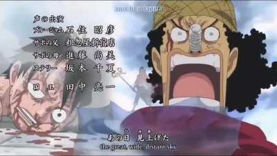 One of my favorite One Piece Opening