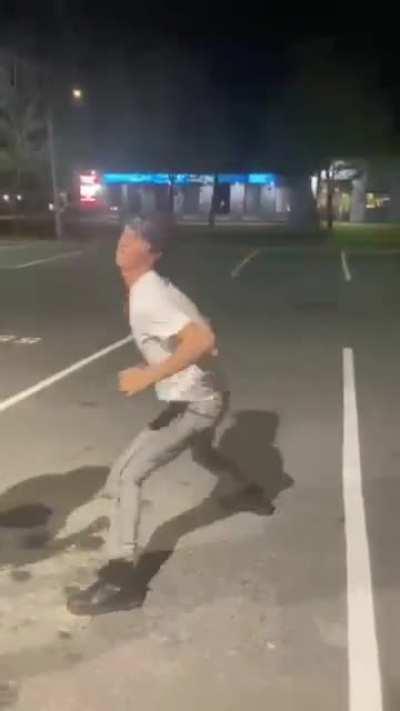 Boy gets smacked around