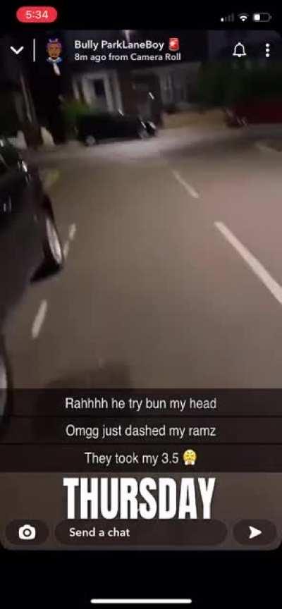 “Rahhh he try bun my head” He had a taser out bro😭😭😭