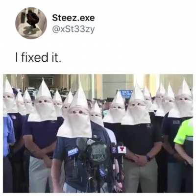 The KKK reveals itself