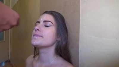 She takes it like a champ