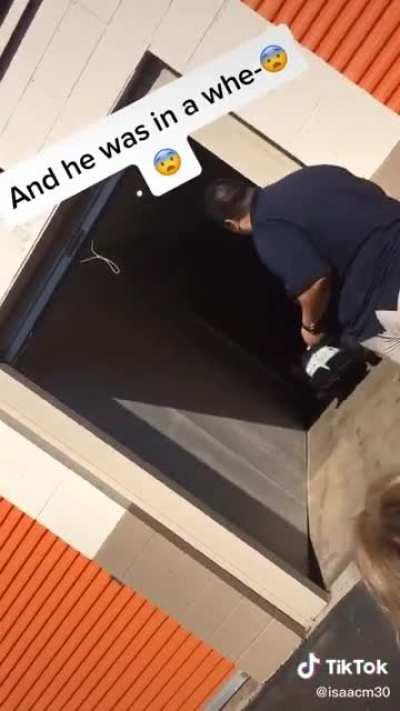 Someone got stuck in a storage unit in 100° weather
