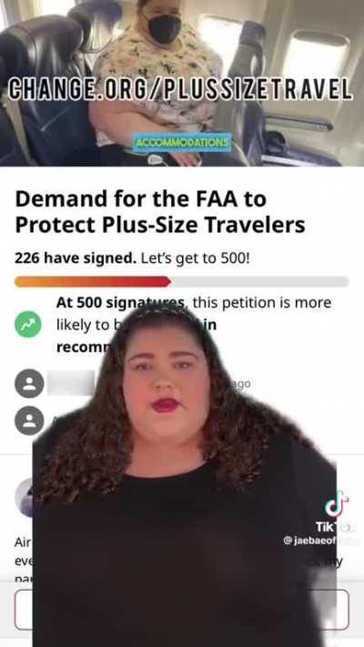 “Plus size” travelers are demanding special treatment from airlines.