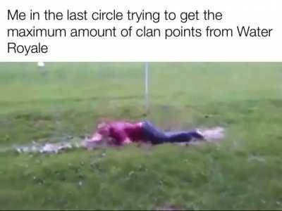 Swimming in every puddle