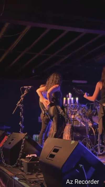 Fernanda Lira's backside chec