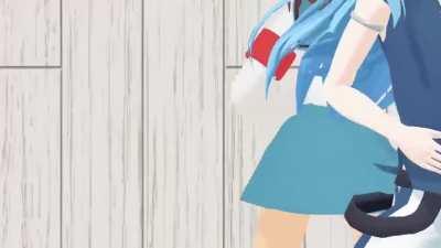 Haruhi and Rimuru dance