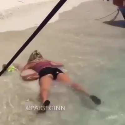 HMC while I stylishly exit a boat