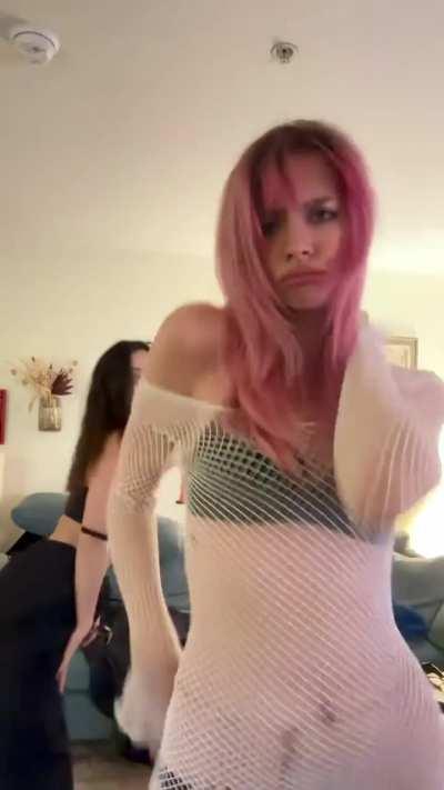 Reina Hardesty and Maddie Phillips (Cate from Gen V)