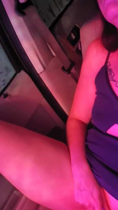 Being dirty while my car gets cleaned 