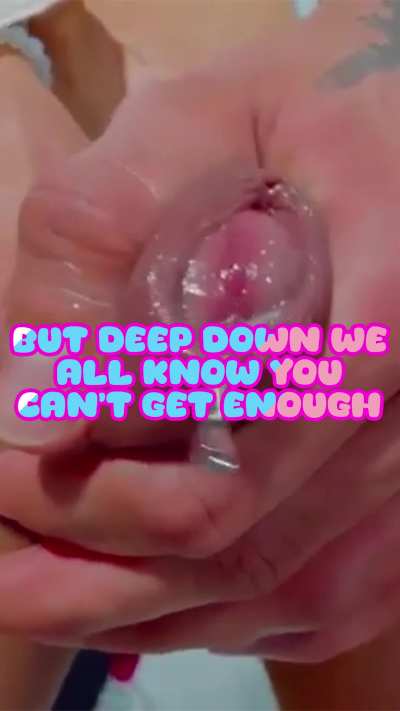 We Are Not Addicted To Girl Cock!