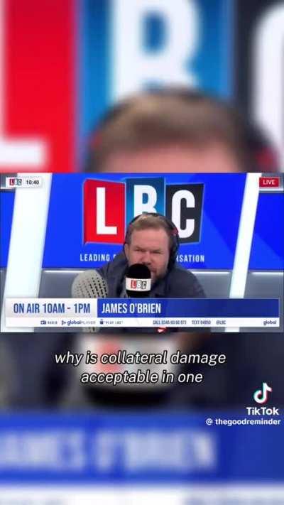 Zionist stutters over question