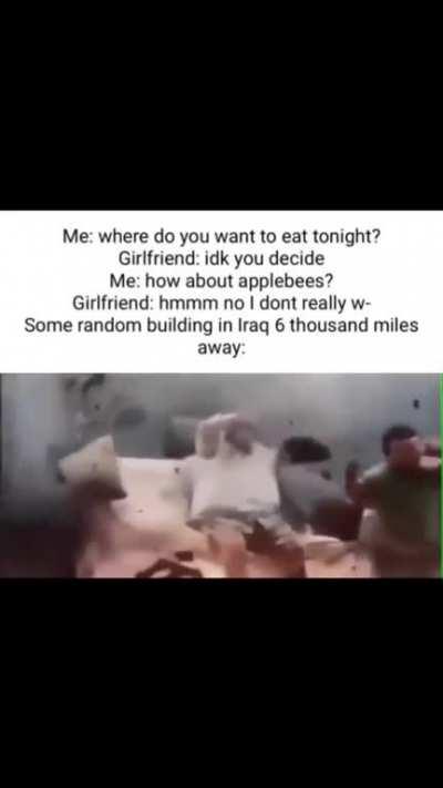 Applebee's is nice though