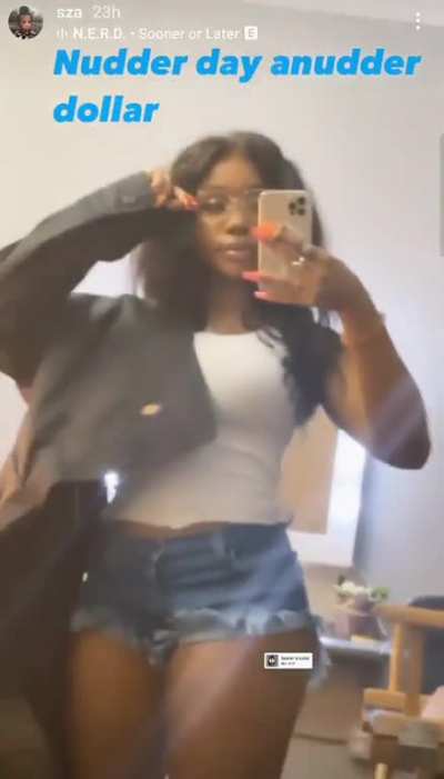 Sza was really feeling herself in this outfit!