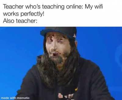 Teacher’s wifi clearly bad