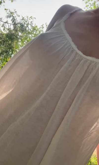 So sheer the light shines through