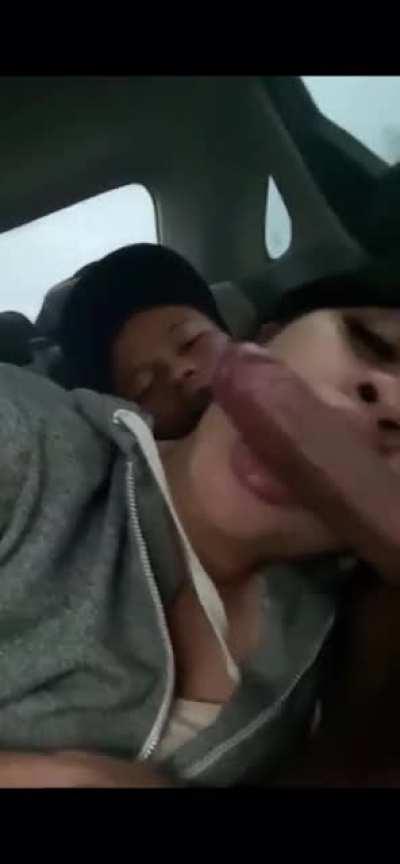 Latina sucking dick